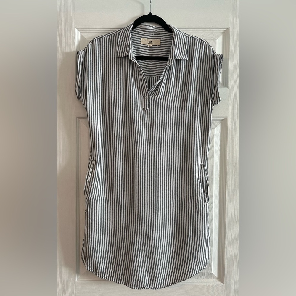 Thread & Supply Striped Shirt Dress